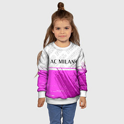 Свитшот детский AC Milan pro football посередине, цвет: 3D-белый — фото 2