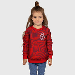 Свитшот детский Real Madrid отпечатки, цвет: 3D-красный — фото 2