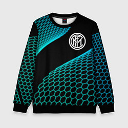 Свитшот детский Inter football net, цвет: 3D-черный