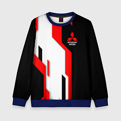 Свитшот детский Mitsubishi red uniform, цвет: 3D-синий