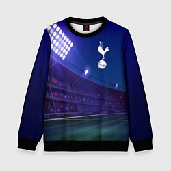 Свитшот детский Tottenham ночное поле, цвет: 3D-черный