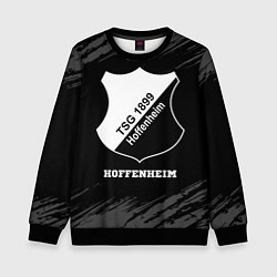 Свитшот детский Hoffenheim sport на темном фоне, цвет: 3D-черный