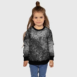 Свитшот детский Абстракция - серый пунш, цвет: 3D-черный — фото 2