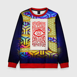 Свитшот детский Амулет и золотой туман, цвет: 3D-красный