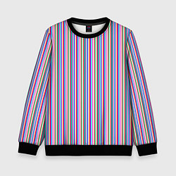 Детский свитшот Разноцветные яркие полосы