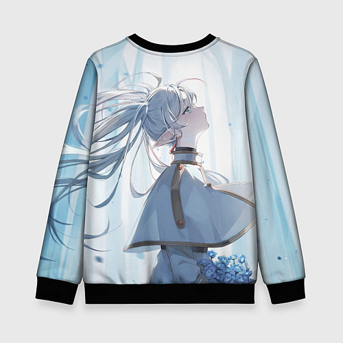 Детский свитшот Sousou no Frieren / 3D-Черный – фото 2