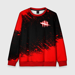 Свитшот детский Dead by daylight огненный, цвет: 3D-красный