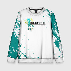 Свитшот детский Final fantasy неон, цвет: 3D-белый