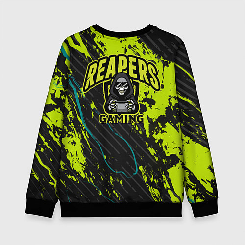 Детский свитшот Reapers gaming / 3D-Черный – фото 2