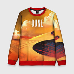 Свитшот детский Dune - sands, цвет: 3D-красный