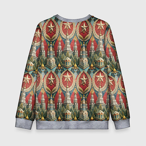Детский свитшот СССР ретро стиль / 3D-Меланж – фото 2