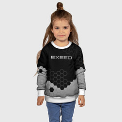 Свитшот детский Exceed, цвет: 3D-белый — фото 2