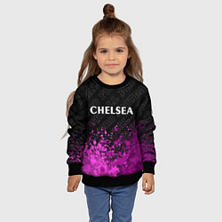 Свитшот детский Chelsea pro football посередине, цвет: 3D-черный — фото 2