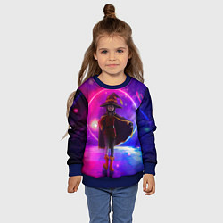 Свитшот детский Konosuba Мэгумин cute, цвет: 3D-синий — фото 2