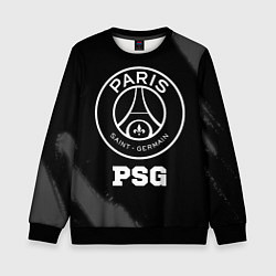 Свитшот детский PSG sport на темном фоне, цвет: 3D-черный