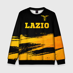 Свитшот детский Lazio - gold gradient посередине, цвет: 3D-черный