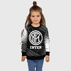 Свитшот детский Inter sport на темном фоне, цвет: 3D-черный — фото 2