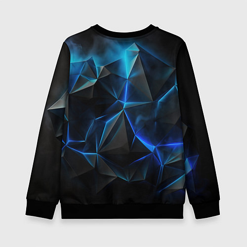 Детский свитшот Abiotic Factor логотип холодный фон / 3D-Черный – фото 2