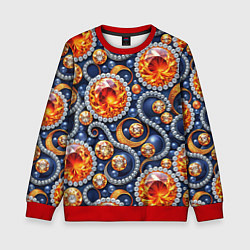 Детский свитшот Ювелирные украшение с золотом и бриллиантом паттер