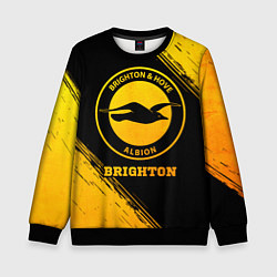 Свитшот детский Brighton - gold gradient, цвет: 3D-черный