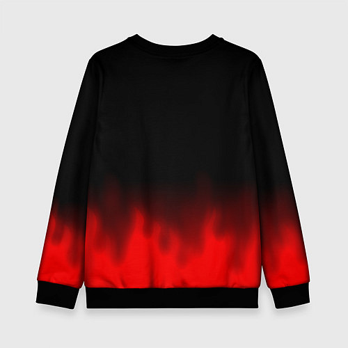 Детский свитшот СССР патриотический значок с серпом / 3D-Черный – фото 2