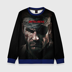 Свитшот детский Metal gear Venom Snake, цвет: 3D-синий