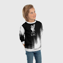 Свитшот детский Liverpool краски, цвет: 3D-белый — фото 2