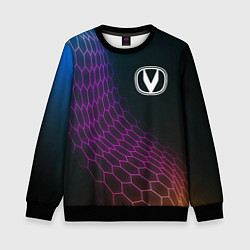 Детский свитшот Changan neon hexagon