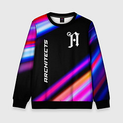 Детский свитшот Architects neon rock lights