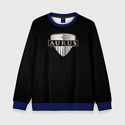 Свитшот детский Aurus logo, цвет: 3D-синий