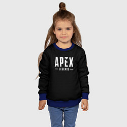 Свитшот детский Apex legends logo, цвет: 3D-синий — фото 2