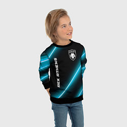 Свитшот детский AEK Athens неоновые лампы, цвет: 3D-черный — фото 2
