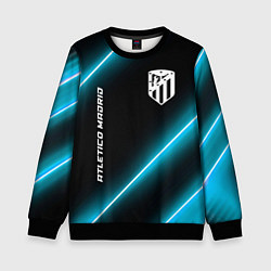 Детский свитшот Atletico Madrid неоновые лампы
