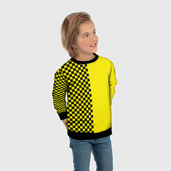 Свитшот детский Стиль таксиста, цвет: 3D-черный — фото 2