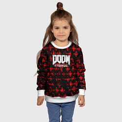 Свитшот детский Doom x Farcry, цвет: 3D-белый — фото 2