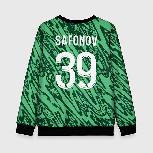 Детский свитшот Сафонов ПСЖ форма 2425 / 3D-Черный – фото 2