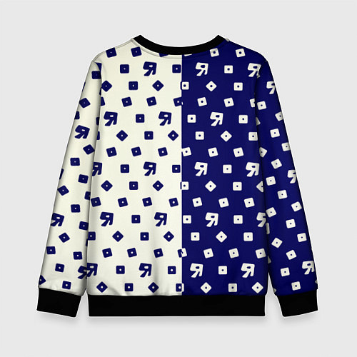 Детский свитшот Roblox pattern / 3D-Черный – фото 2