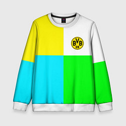 Свитшот детский Borussia color cport, цвет: 3D-белый