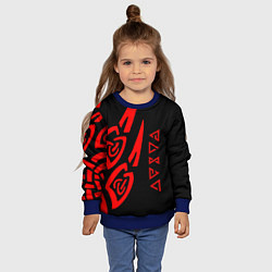 Свитшот детский The Witcher hunt, цвет: 3D-синий — фото 2