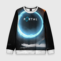 Детский свитшот Portal logo game