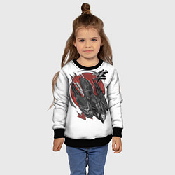 Свитшот детский Suzuki Hayabusa сокол, цвет: 3D-черный — фото 2