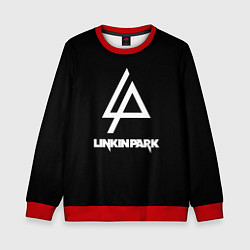 Свитшот детский Linkin park logo brend music, цвет: 3D-красный