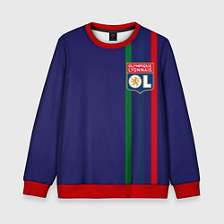 Свитшот детский Olympique lyonnais, цвет: 3D-красный