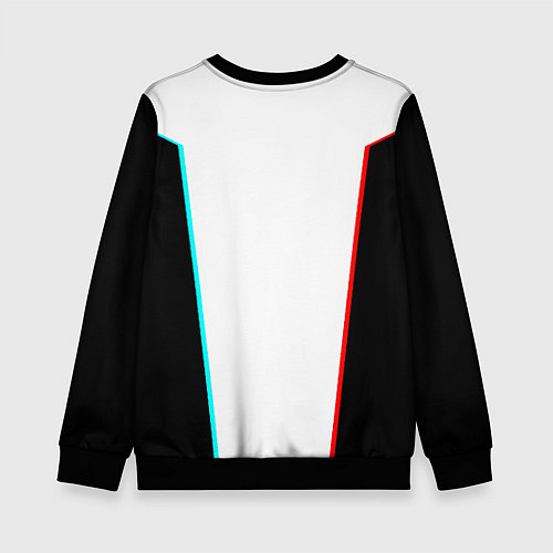 Детский свитшот Герб РФ текстура / 3D-Черный – фото 2