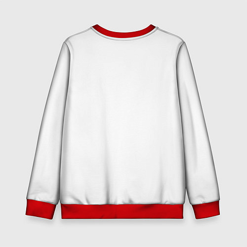 Детский свитшот Желтый попугай / 3D-Красный – фото 2