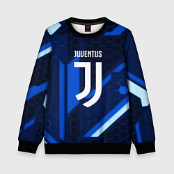 Свитшот детский Juventus sport geometry steel, цвет: 3D-черный