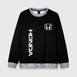 Свитшот детский Honda white logo auto, цвет: 3D-меланж