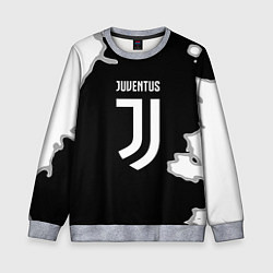 Свитшот детский Juventus fc краски, цвет: 3D-меланж