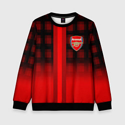 Свитшот детский Arsenal fc sport geometry steel, цвет: 3D-черный