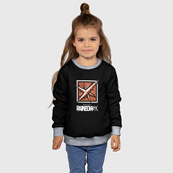 Свитшот детский Том Кленси радуга 6, цвет: 3D-меланж — фото 2